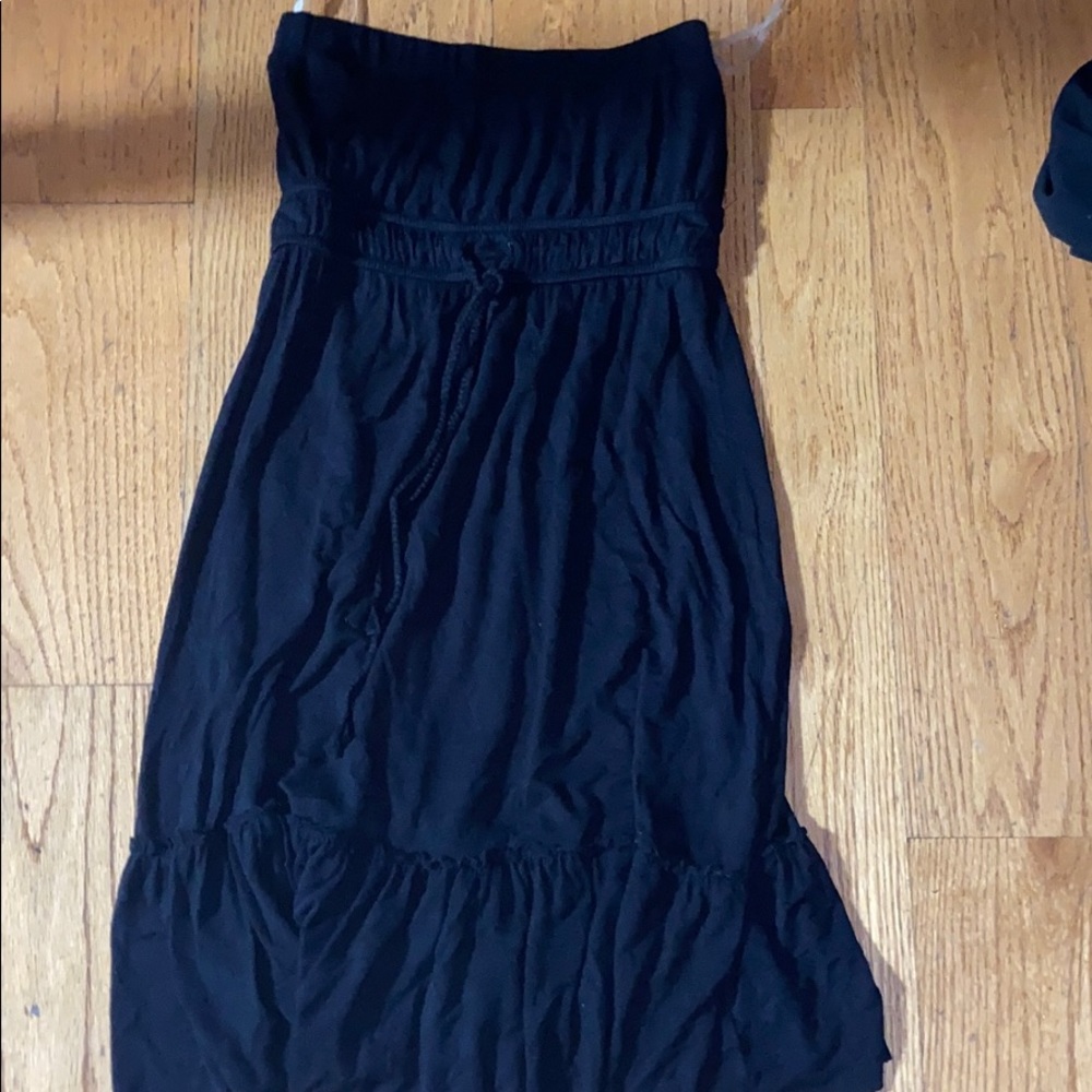 A sleeveless summer cover up.